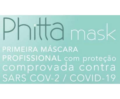 Máscara Phitta Mask Descartável 12 horas de proteção tripla 50 Unidades (1 Caixa)