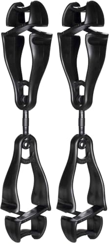 Image of Ergodyne Squids 3420 Swiveling Glove Clip Holder with Dual Clips