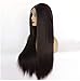 Sheenburphy Wigs Long Wave Silky Heat-Resistant Synthetic Wig Natural Look Party European and Fashion Long Straight Hair Wig wig(18 Inches)