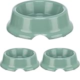 ROBUSTE ET DURABLE : fabriqué en plastique solide, le bol pour boire et manger séduit par sa durabilité et sa facilité d'utilisation.