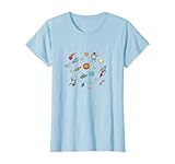 Cohete, nave espacial, ciencia, galaxia, planetas y astronautas niños Camiseta