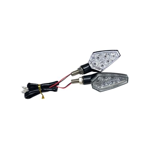 Intermitentes de moto luz universal motocicleta lámpara indicadora advertencia 12V