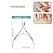2 Pcs Professional cuticle trimmer, Cuticle Nippers Cuticle Cutter – Stainless Steel Cuticle Nippers with Pointed Blades – Essential Nail Tools for Manicure and Pedicure