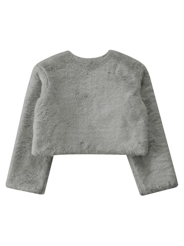 Flower Girls Long Sleeve Cardigan Bolero Shrug Jacket Wedding Party Dress Coat Princess Cape Cover Up Outwear4