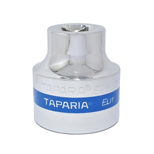 Image of TAPARIA Socket made of Chrome Vanadium Steel 6 Point Deep /Long Socket (Silver), C50 of 3 /4 inch (19mm) Square drive size, Suitable for Automobile, Industrial, Fabrication, Professional & Home Use