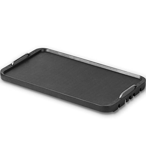 Cusimax Stove Top Griddle, Non-Stick Pancake Griddle, Flat Top Grill for Gas Stove/Charcoal Grills/Smokeless Grills/Outdoor Grill or Campfire, Aluminum, Dishwasher Safe, 14.96