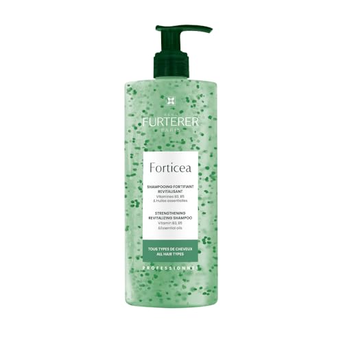 Rene Furterer Forticea Strengthening Revitalizing Shampoo - Energize Scalp with Rosemary Essential Oil and Niacinamide - Sulfate Paraben Silicone-Free - Gentle Formula for Daily Use - 16.9 fl. oz.