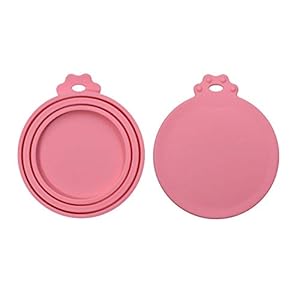 Amazon Brand – Umi Dosenabdeckungen Universelle Silikon-Dosendeckel für Tiernahrungs dosen Für die meisten Dosengrößen für Hunde und Katzen BPA-frei