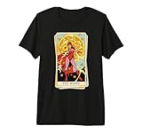 Marvel Tarot Scarlet Witch as The Witch Card Premium Tri-Blend T-Shirt