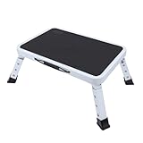 [Construction] Fabriqué à partir d'acier au carbone robuste avec d'excellentes techniques de soudage, ce marchepied offre une durabilité exceptionnelle tout en restant léger et portable pour les voyages en camping-car.