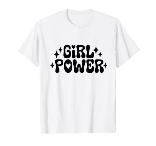 Gráfico para niñas Cute Groovy, de los 70, Aesthetic Girl Power Camiseta