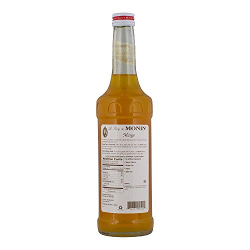 Monin - Mango Syrup, Tropical And Sweet, Great For Cocktails, Sodas, And Lemonades, Gluten-Free, Non-Gmo (750 Ml) #TOP1