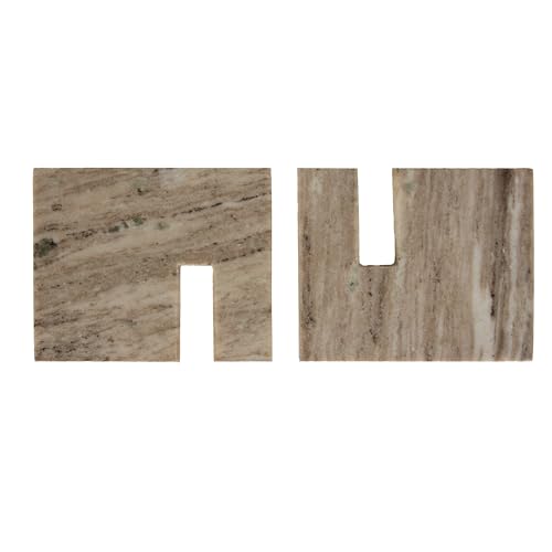 Image of Bloomingville Decorative Marble Book Holder, Coastal Sands