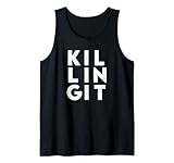 Cool Vintage Distressed Killin It Fashion Work Gym Workout Tank Top