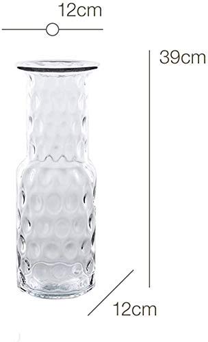 Vases en verre transparent avec bordure dorée élégante pour fleurs chic - 2