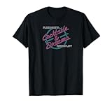 'Cocktails & Dreams' Classic 1980s Funny Mens Womens Graphic T-Shirt