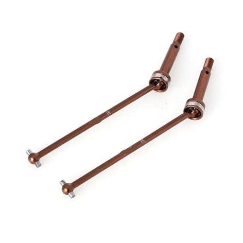 Racing 1/10 RC Crawler Car Hard Steel Rear Axle CVD Drive Shaft for Lo-si Baja F100 Rey 2.0 Upgrades Parts Accessories(Rear)