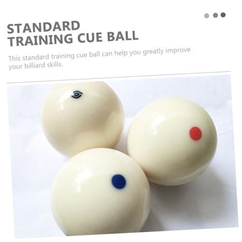 Boules de billard blanches en résine solide et rondes de haute précision - 4