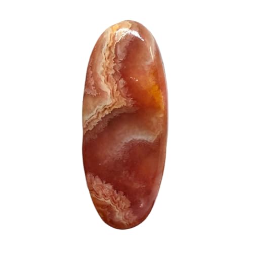 Rhodochrosite en cabochon ovale 40mm pierre naturelle pour bague et collier