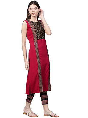 Image of ZIYAA Women's Crepe Salwar Suit Set