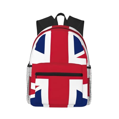 Sac à dos de randonnée imprimé britannique pour camping et travail