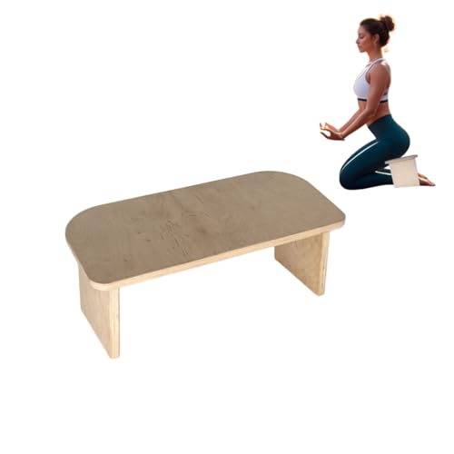 CAWI Vikbar meditationsbänk – ergonomisk meditationspackare – vikbar pall för yoga, meditation och bön