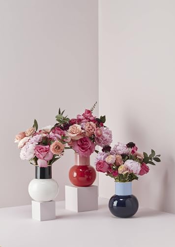 Vase Kate Spade Make It Pop Rouge Chaud pour table de salon moderne - 5