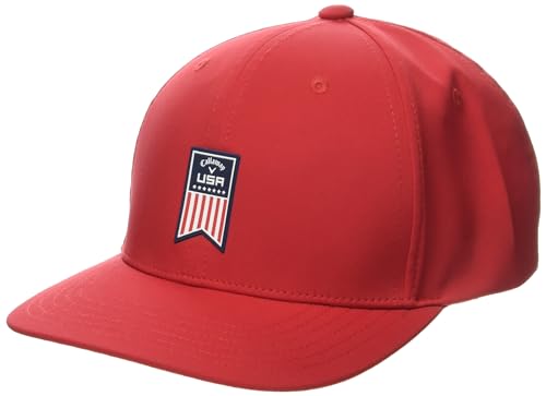 Callaway Golf High Crown Patriot Usa Headwear Red 24