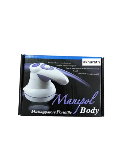 Image of Portable Massager | Manipol Body Portable Electric Massager - Handheld Full Body Relaxer with Adjustable Intensity - Ergonomic Design for Deep Tissue Muscle Relief, Neck, Shoulder & Back Tension
