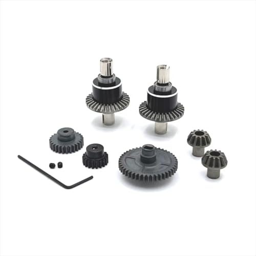 Engrenage 19T 27T 44T et Différentiel Métal Renforcé pour WLtoys 124019 et AM-X12