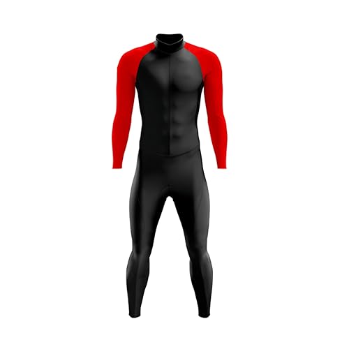Maillot de cyclisme long et combinaison de course homme noir XXXL