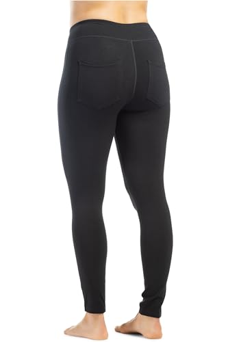 Fishers Finery Women's Ecofabric Ankle Length Legging with Back Pockets2