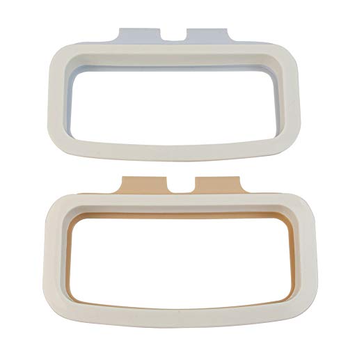 AUEAR, 2 Pack Hanging Trash RV Portable Cabinet Cupboard Door Garbage Bag Holder for Hanger Kitchen Cupboard Plastic