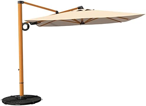 Grand patio Sonnenschirm Sonnenschutz Balkon, Ampelschirm 300 cm ...