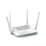 D-Link AX1500 Dual Band Gigabit Wi-Fi 6 Router, Dual-Band, MU-MIMO, OFDMA, Mesh Support, Compatible with Alexa, App Control, AI Smart Router, Connect to Your NBN Modem, (R15) | AU Version