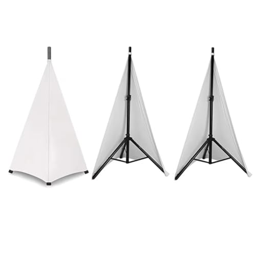 Muuookka 3 Piezas de Cubierta de Soporte de Trípode Universal para DJ, Luz, Altavoz, Soporte de Trípode, Faldón, Cubierta de Tela Flexible y Elástica, Faldón para Soporte de Luz de Altavoz