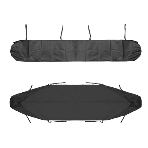 Sac De Protection pour Store Banne, Housse De Protection Anti-poussière pour Auvent De Terrasse Jardin De Auvent Housse De Rangement pour Auvent De Terrasse, Imperméable en Hiver (4m,Black)