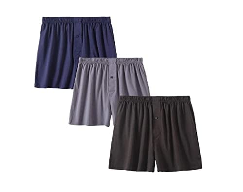 riksaw Men's Solid Cotton Boxers (Pack of 3) (Assorted)-picture-21