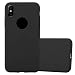 Produktbild Cadorabo Hülle für Apple iPhone X/XS in Candy SCHWARZ - Handyhülle aus flexiblem TPU Silikon - Silikonhülle Schutzhülle Ultra Slim Soft Back Cover Case Bumper