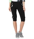 Jamie Sadock Womens 24.5" Skinnylicious Knee Capris Jet Black 8 30.5