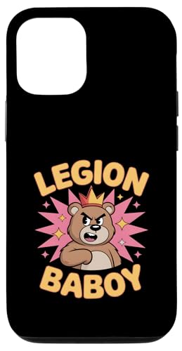 Funny Legion Baboy Angry Bear ���g�� ���� �X�}�z�P�[�X iPhone 12/12 Pro �p