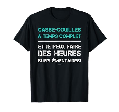 T Shirt Homme Humour Je Peux Faire Heures Supplémentaires T-Shirt