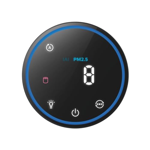 Philips Luftreiniger Smart 1000 Serie - Reinigt Räume bis zu 78 m² - Entfernt 99,97 Prozent der Pollen, Staub und Rauch - Ultraleise und niedriger Energieverbrauch - AC1711/10, Weiß