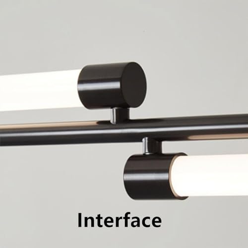 Lumière suspendue noir 100 cm variable pour éliminer l'éblouissement - 2