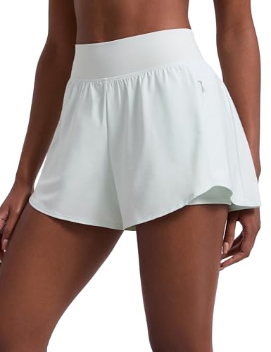 Image of CRZ YOGA 2 in 1 Double Layer Running Shorts 3 inch