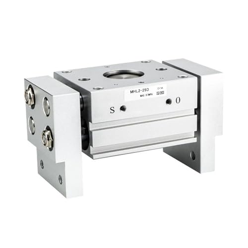 Pince pneumatique MHL2 alésage 10mm à double guidage et course variable