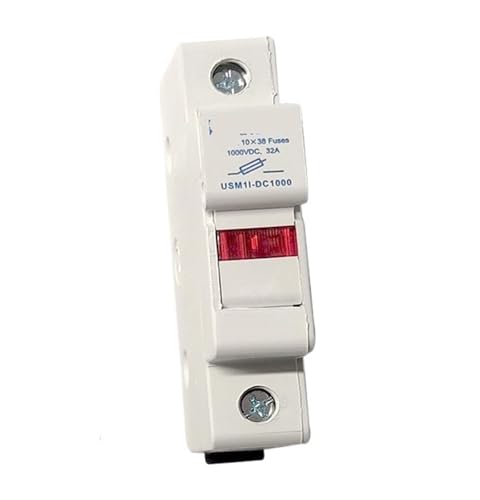 Base de fusible USM1I-DC1000 10x38 protégeant contre surtensions 1000V