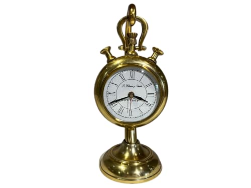 Hanging Golden Table Clocks for Home,Living Room,Bed Room,Decor (Gold)