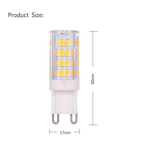 Andoer AC220-240V 5W Lâmpada de milho LED 45W Lâmpada halógena de substituição equivalente 400LM 5 P