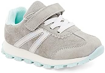 Simple Joys by Carter's Kids Bailey Athletic Sneaker Running Shoe, Grey, Numeric_4 US Unisex Toddler